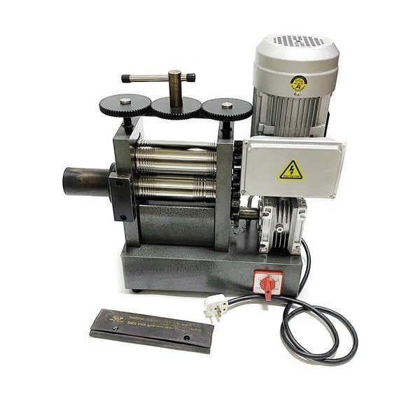 750W Electric Combination Rolling Mill with Round Grooves and Drawbench
