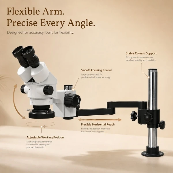 clamp-post-stereo-microscope-flexible-arm-details clamp-post-stereo-microscope-flexible-arm-details